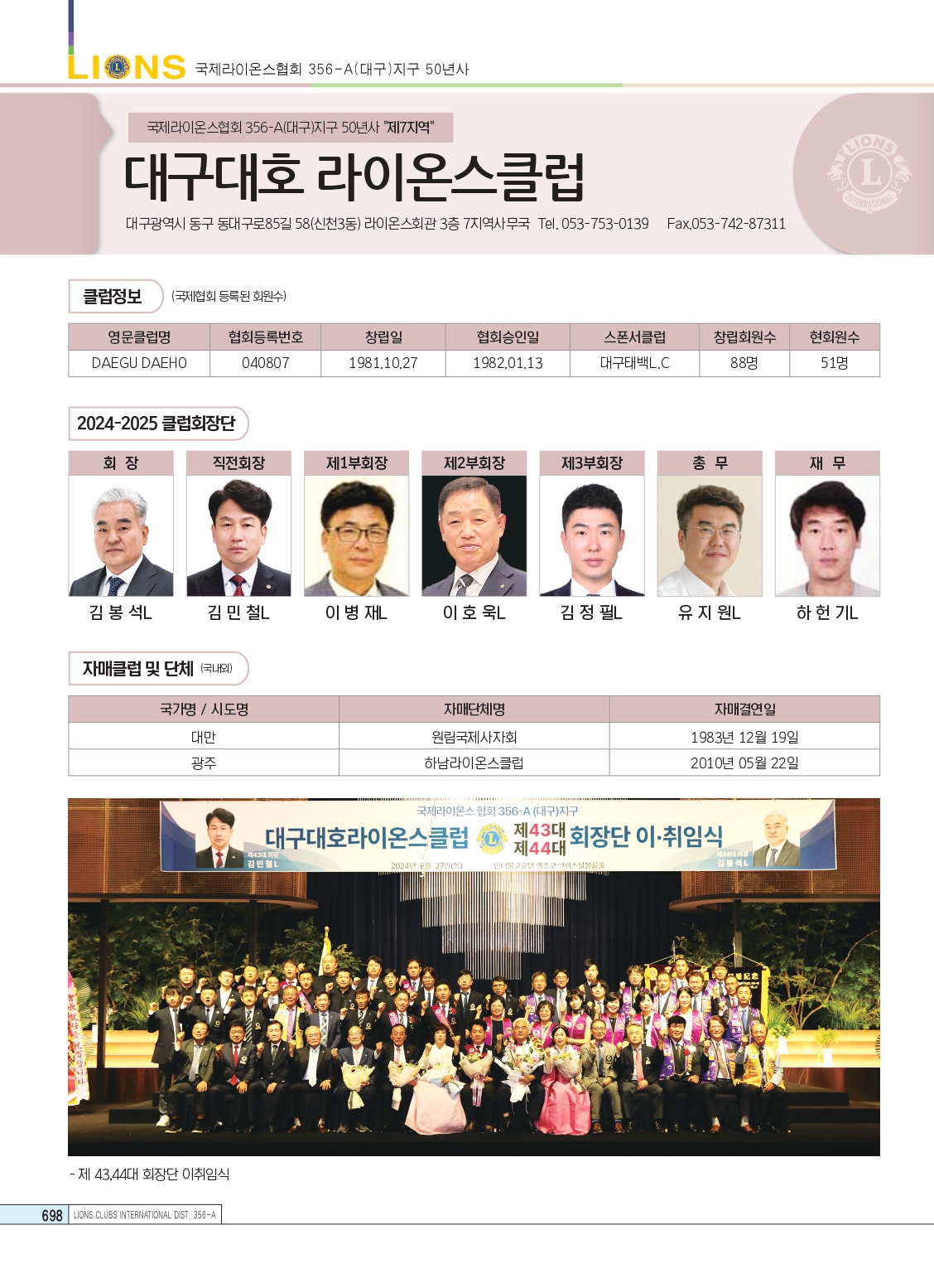클럽현황